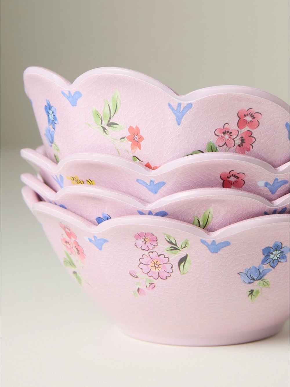 Anthropologie Melamine Nut Bowls, Set of 4